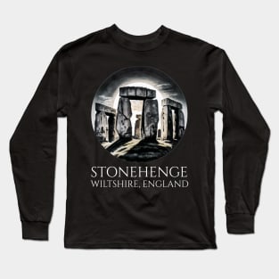 Stonehenge - England - Ancient Prehistoric Monument Long Sleeve T-Shirt